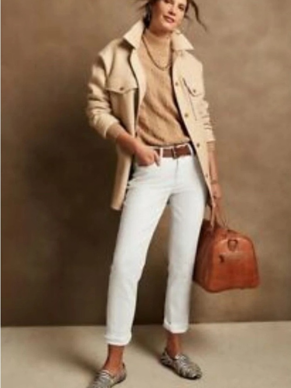 Banana Republic
Girlfriend LOW RISE Jeans Pure White